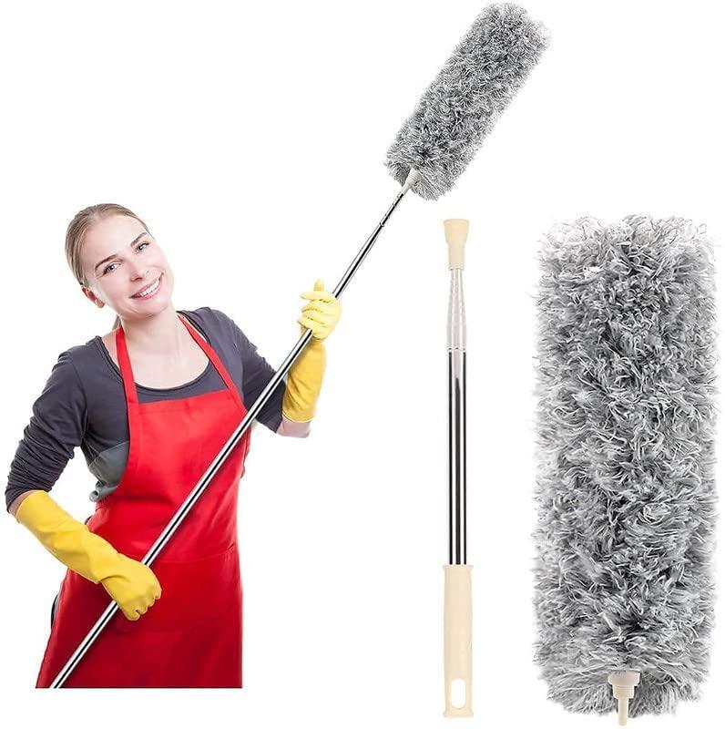 Cleaning Flexible Mop Duster for Quick and Easy Cleaning with Long Rod